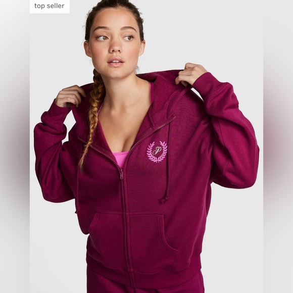 Victoria's Secret Pink Fleece Full Zip
Hoodie Tank Top And Fleece
Sweatpants XI - Picture 2 of 10